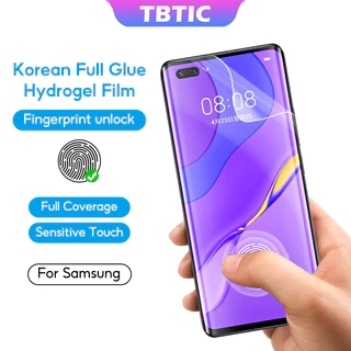 Tbtic Cho Samsung S25 S24 S23 Plus Ultra S22 S21 S20 S10 A54 A53 A34 M14 A04E 5G Note 20 10 Lite Hydrodel Phim Bảo Vệ Màn Hình HD Matte