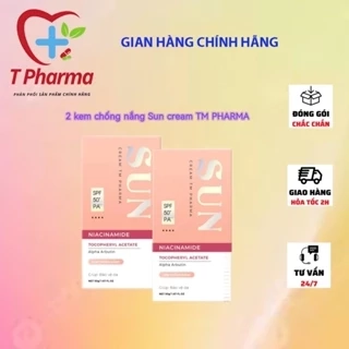 Combo 2 Kem Chống Nắng Sun Cream TM Pharma Nâng Tone Da,Không Bết Dính,Công Nghệ Titanium