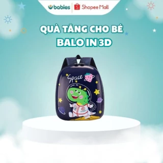 Balo hình 3D xinh xắn, hoạt hình đáng yêu cho bé Babies Organic
