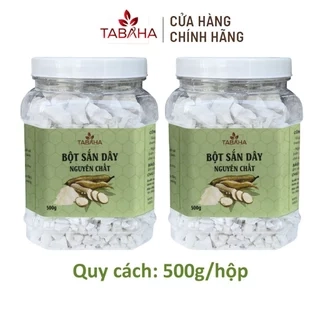 Bộ 2 Hộp Bột Sắn Dây Nguyên Chất TABAHA 500g thanh lọc giảm béo thải độc
