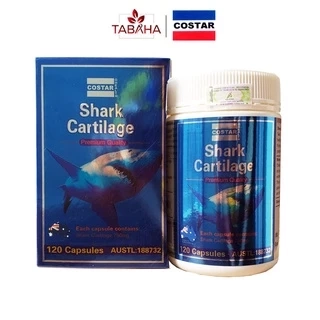 Sụn Vi Cá Mập Blue Shark Cartilage 750mg Úc Costar (120 viên) Hỗ Trợ Xương Khớp