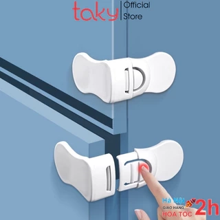 Chốt Góc - Taky, Khóa Tủ Ngăn Kéo, An Toàn Cho Em Bé Tự Mở Tủ - Tiện Dụng Gia Đình, An Tâm Cho Mẹ - 3110