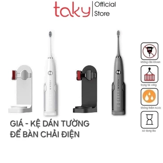 Kệ Nhựa - Taky, Để Bàn Chải Điện Dán Tường Luôn Khô Ráo Và Sạch Sẽ, Phù Hợp Các Loại Bàn Chải Điện Đánh Răng. 4015