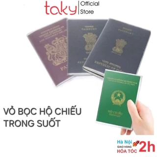 Vỏ Bọc Hộ Chiếu - Passport - Taky - Chất Liệu Dẻo Trong Suốt, Taky, Tiện Dụng, An Toàn Khi Đi Du Lịch 5310