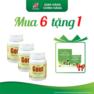 Viên Gout Tâm Bình - Hỗ trợ đào thải axit uric, giảm đau do gout