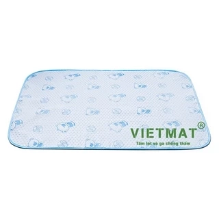 Size 40x50cm tấm lót chống thấm cho bé VIETMAT 4 lớp mềm êm, thoáng mát, không sột soạt, giặt máy