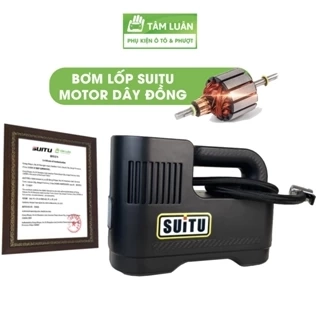 Bơm ô tô, bơm lốp xe hơi oto tự động ngắt, đồng hồ cơ điện 12 V Suitu - Tâm Luân phụ kiện ô tô và phượt