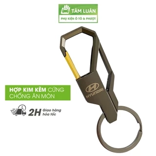 Móc khóa xe máy ô tô đẹp chất liệu inox chốt cài lưng quần thời trang Tâm Luân phụ kiện ô tô