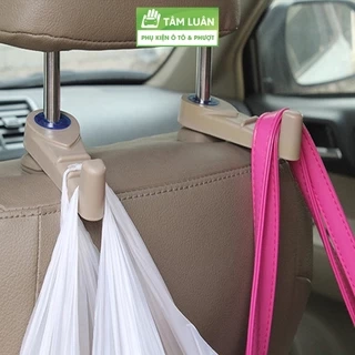 Móc treo đồ ô tô, xe hơi, gài lưng ghế, chắc chắn chịu lực tốt, phụ kiện oto Tâm Luân