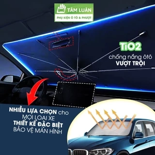 Ô Che Nắng Kính Lái Ô Tô Tâm Luân, Tấm Chắn Nắng Kính Chắn Gió, Chống Nóng Xe Hơi 4 5 7 9 Chỗ