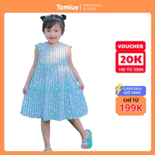 Đầm Babydoll Bé Gái Tamiuy Chất Thun Cotton Mềm Mại Dành Cho Bé (1-10T)