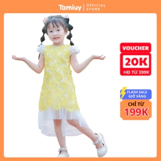 Đầm Ren Đuôi Cá Tamiuy Thiết Kế Cao Cấp, Dành Cho Bé Gái (1-10T)