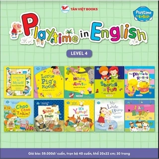 Sách - Bộ Sách Playtime In English - Level 4
