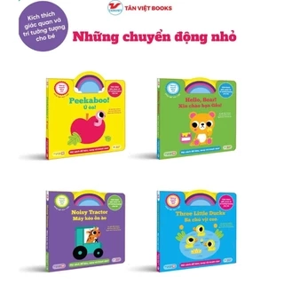 Sách Song Ngữ Anh Việt - Những Chuyển Động Nhỏ Kích Thích Giác Quan Và Trí Tưởng Tượng Cho Bé