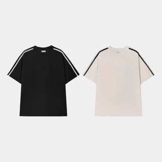 Áo Thun Teelab Stripe Lines Shoulder Tshirt Unisex Form Oversize Local Brand TS166