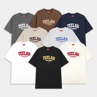 Áo Thun Thêu Teelab Basic Logo Form Rộng 8 Màu Hot Trend Unisex Local Brand TS324