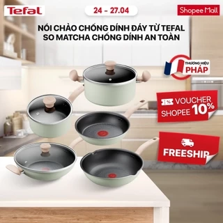 Nồi chảo chống dính đáy từ Tefal So Matcha chống dính an toàn
