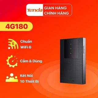 Bộ Phát Wifi Tenda 4G LTE 4G180 Công Nghệ Wifi 6 - Hàng Chính Hãng