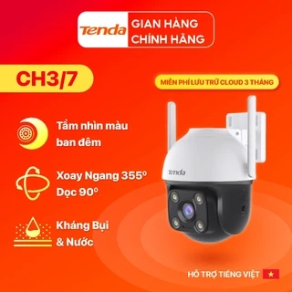 Camera WiFi Tenda Ngoài Trời CH3/RH7 FHD 1080P/2MP/4MP/2K, Quay Quét 360 Độ, Tích Hợp Công Nghệ AI