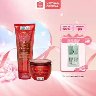 Combo Sữa Tắm nước hoa 250ml và Kem Dưỡng Thể Tesori D'Oriente nhập khẩu Ý chính hãng