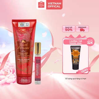 Combo tiện ích Sữa tắm 250ml và nước hoa 10ml Tesori d' Oriente phù hợp mang đi du lịch