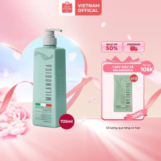 Dầu Gội/ Dầu Xả hương nước hoa Milanogica 725ml Phục hồi hư tổn, Giảm gàu sạch ngứa da đầu sạch bã nhờn