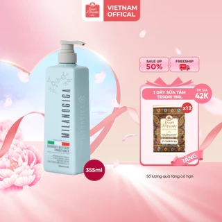 Dầu Gội , Dầu Xả  Phục hồi hư tổn, Giảm gàu sạch ngứa da đầu hương nước hoa Milanogica 355ml