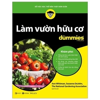 Sách Thái Hà - Làm Vườn Hữu Cơ For Dummies