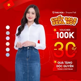 Áo sơ mi 23ASW-103 dài tay chất liệu sợi tre trơn cao cấp giấu cúc Thái Hòa công nghệ mới
