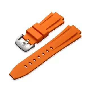 Dây Silicon đồng hồ nam I&W Carnival chính hãng SL02 màu đen- Khóa cài bền bỉ chống nước tuyệt đối