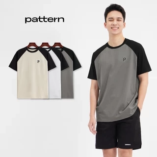 Áo Phông Raglan Cotton Thêu "P" Phối Tay PATTERN PA047