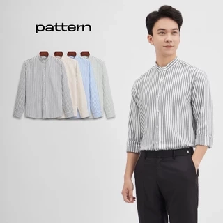 Áo Sơ Mi Cổ Tàu Dài Tay Kẻ Sọc Oxford PATTERN PA043