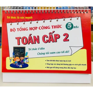 Sách - Bộ tổng hợp công thức Toán THCS