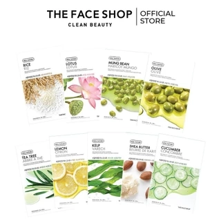 Combo Mặt Nạ Real Nature Dưỡng Ẩm Da THE FACE SHOP 20G (mix)