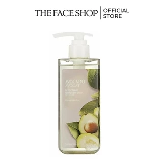 Gel tắm từ quả bơ cấp ẩm THE FACE SHOP Avocado Body Wash 300ml