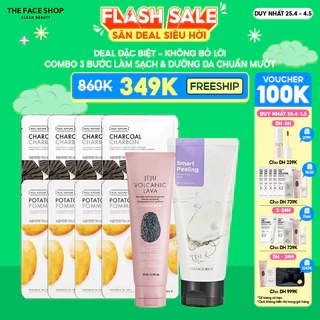 Combo Gel Tẩy Tế Bào Chết THE FACE SHOP làm sạch da 150ml + mask