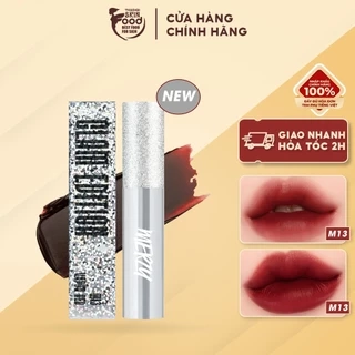 [M13 GLam Vỏ Bạc] Son Kem Lì Hàn Quốc Mịn Mướt Merzy Noir In The Mellow Tint 4g