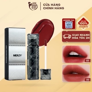 [SON PHAO] Son Kem Lì Bền Màu, Lâu Trôi Merzy Puffer Velvet Tint 3.7g