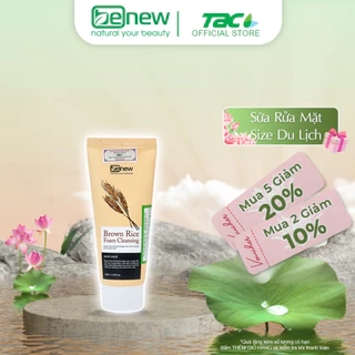 Sữa Rửa Mặt Cao Cấp  Gạo Benew Brown Rice Size Du Lịch TAC 100ml