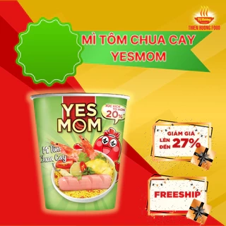 Thêm 20% Xúc Xích - Thùng 24 Ly Hủ Tiếu Mì Thịt Bằm Yes Mom Có Xúc Xích 79.2g/ly