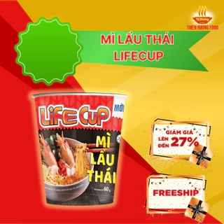Thùng 24 Ly Mì Lẩu Thái Life Cup 60g/ly