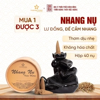 Nhang nụ trầm hương khói ngược THIÊN MỘC HƯƠNG tặng 1 thác khói, hương nụ xông nhà thơm, đón tài lộc