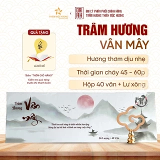 Nhang vân mây trầm hương Thiên Mộc Hương - Trầm hương vân mây thơm dịu nhẹ, dùng xông thơm nhà
