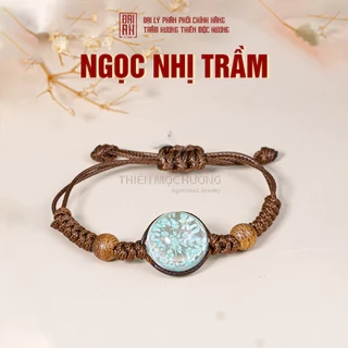 Vòng tay trầm hương tự nhiên ngọc nhị trầm THIÊN MỘC HƯƠNG may mắn thành công hạnh phúc