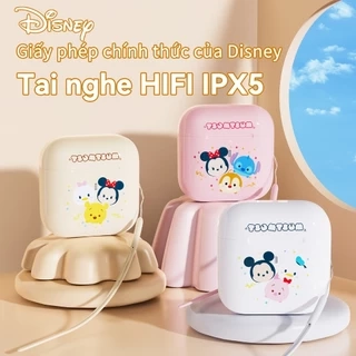 Tai Nghe Nhét Tai Bluetooth Disney DN26 không dây Earphone Giảm Tiếng ồn dễ Thương ở chế độ Chờ Lâu Có Micrô Cho oxiaomi