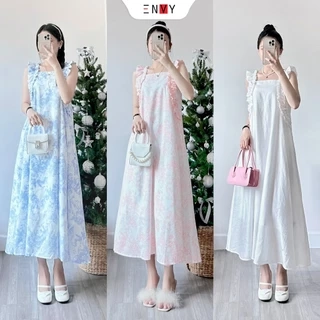 Đầm Dáng Dài Rộng Chữ A Có Túi 2 Bên ENVY D277