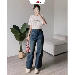 Quần Jean Nữ Màu Đậm Dễ Phối Đồ ENVY J109