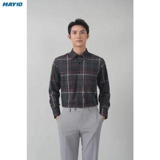 Sơ mi nam dài tay May10 form Regular mã 010122478
