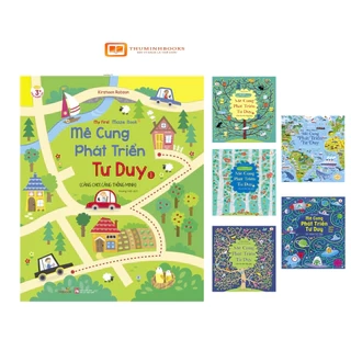 Sách - Combo Mê cung phát triển tư duy tập 1,2,3,4, du hành vũ trụ, khám phá thế giới - Vizibook