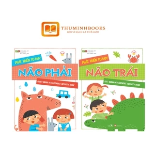Sách - Phát triển tư duy não phải - Phát triển tư duy não trái -Tác giả: Bông hoa đỏ BANGSON - Vizibooks